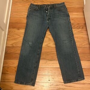 Broken in Levi’s color: faded blue